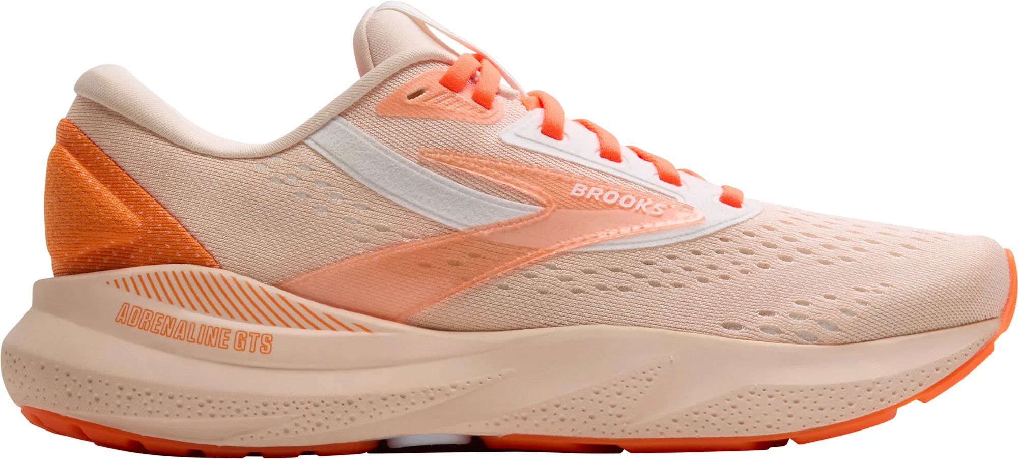 Brooks Adrenaline GTS 24 Womens Running Shoes - Orange private - label running option Compression Molded Foam