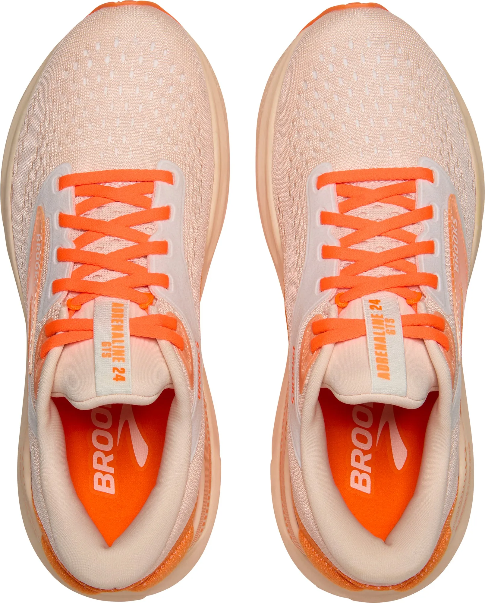 Brooks Adrenaline GTS 24 Womens Running Shoes - Orange running for a better life morning - runner
