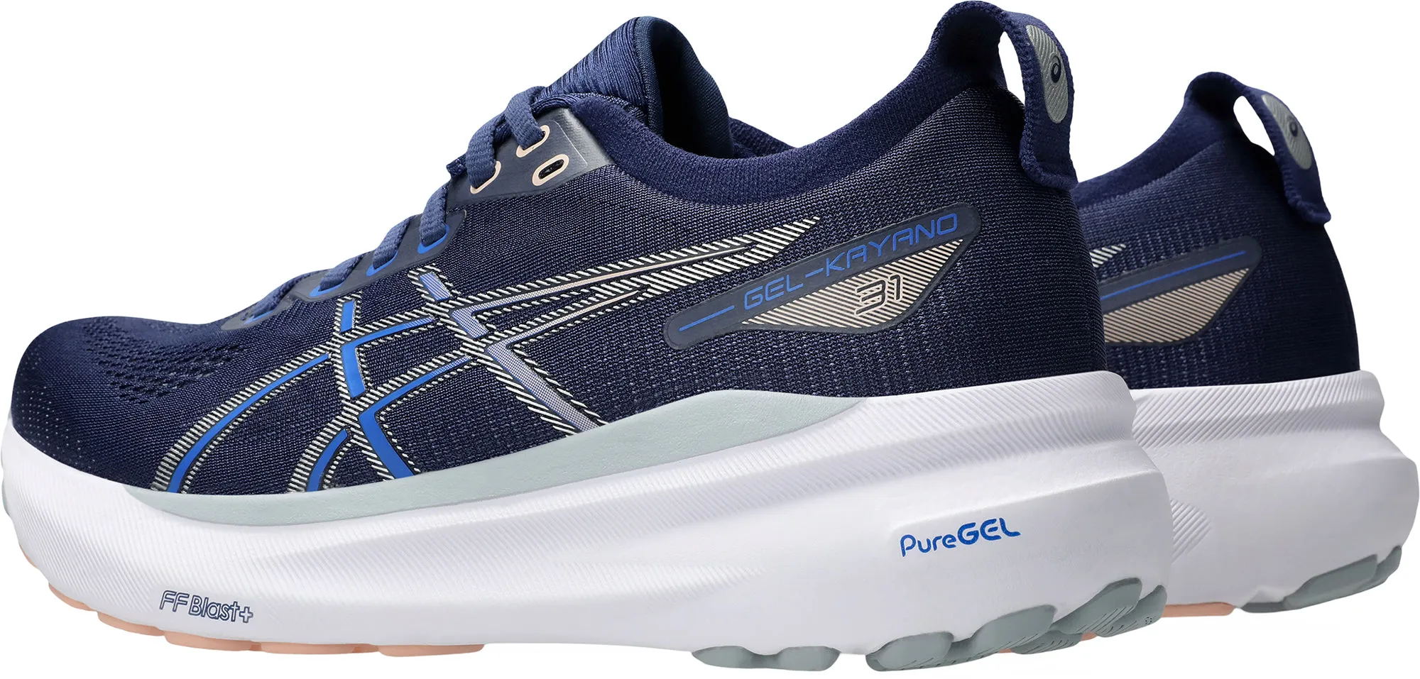 Asics Gel Kayano 31 Womens Running Shoes - Blue motion - control running shoes