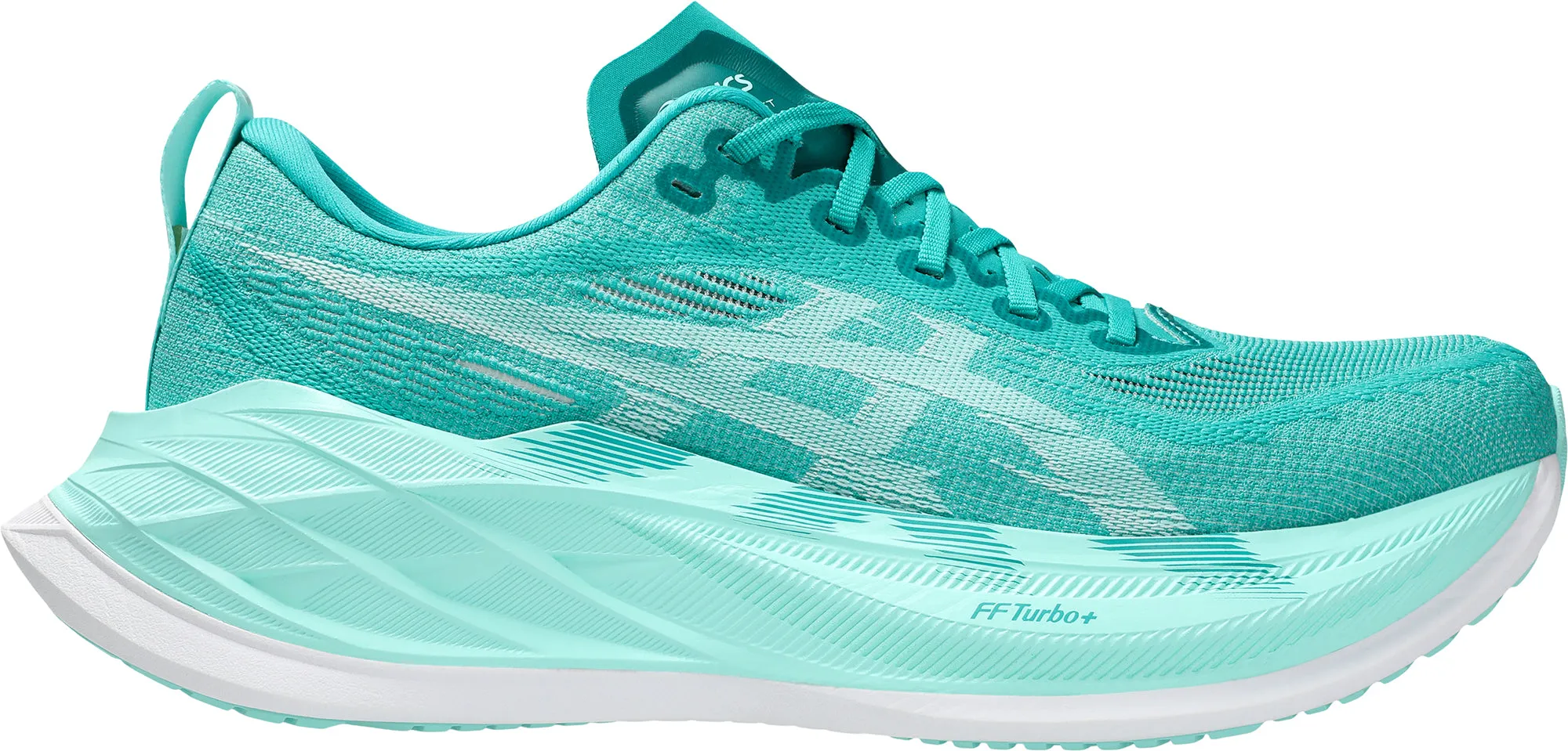 Asics SuperBlast 2 Mens Running Shoes - Green fast - paced running shoes High Traction Pattern