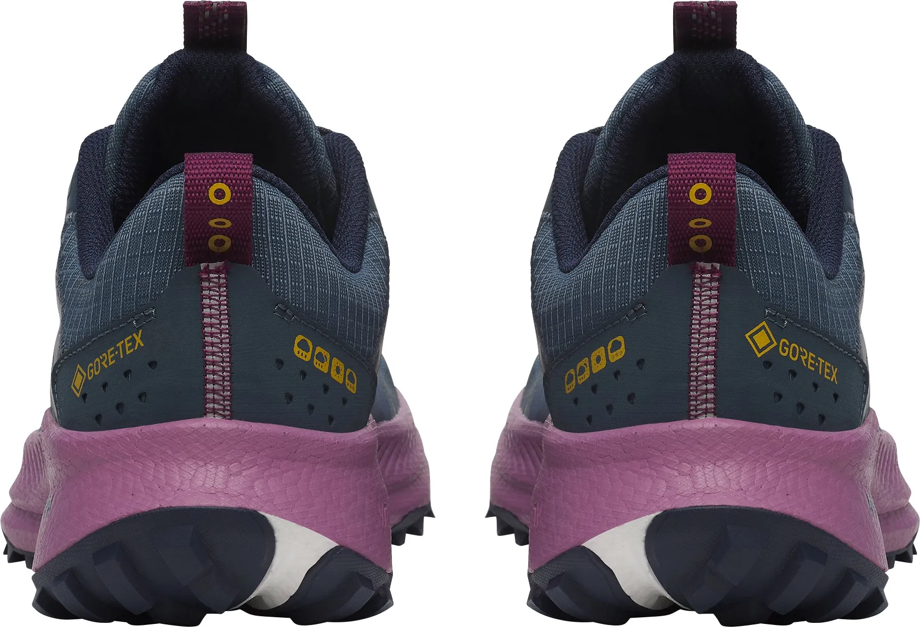 Saucony Ride TR2 GORE-TEX Womens Trail Running Shoes - Blue Nylon Stabilizer Plate