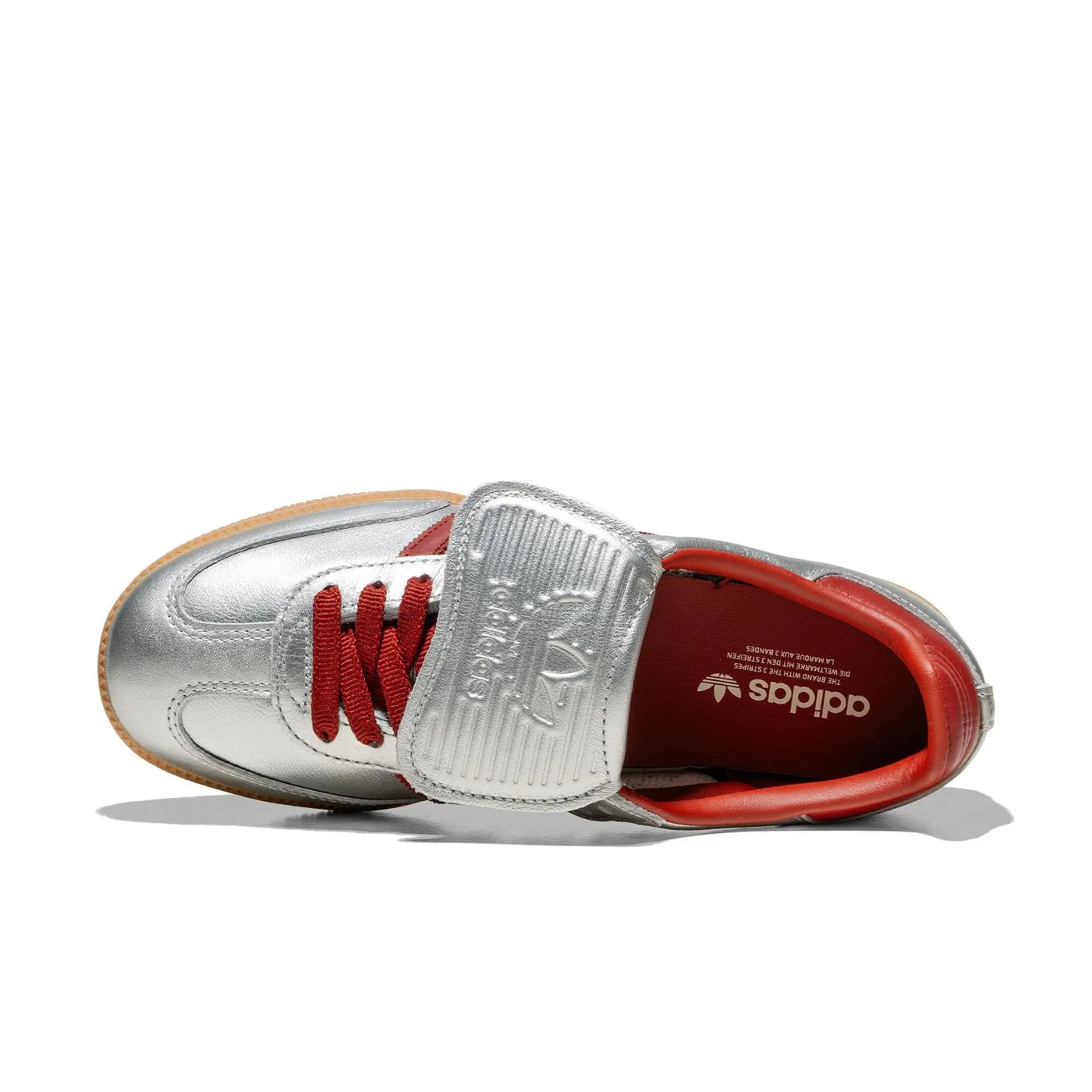 Adidas Originals Samba LT W Silver Metallic/Preloved Ruby Durable Stitching Technique Zero Effort