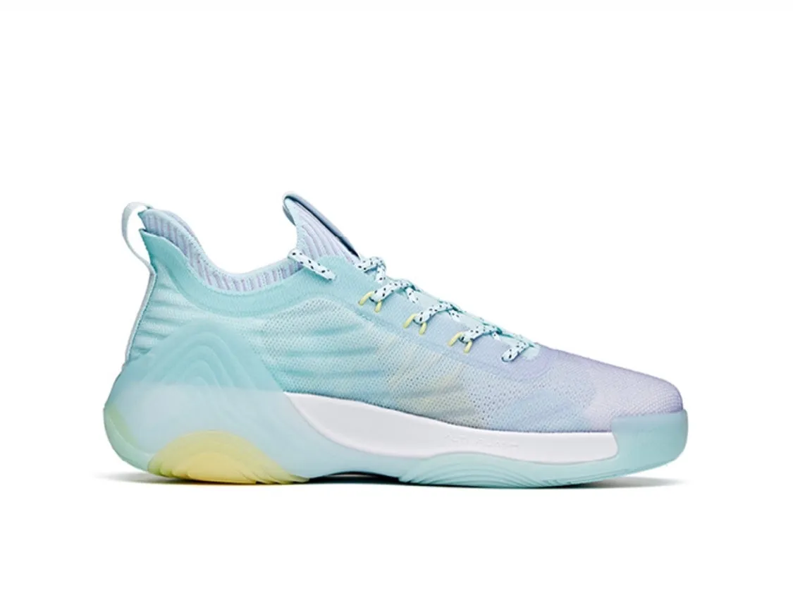 Responsive Heel Geometry Anta Klay Thompson Kt6 Low - Floating Clouds and Flowing Water