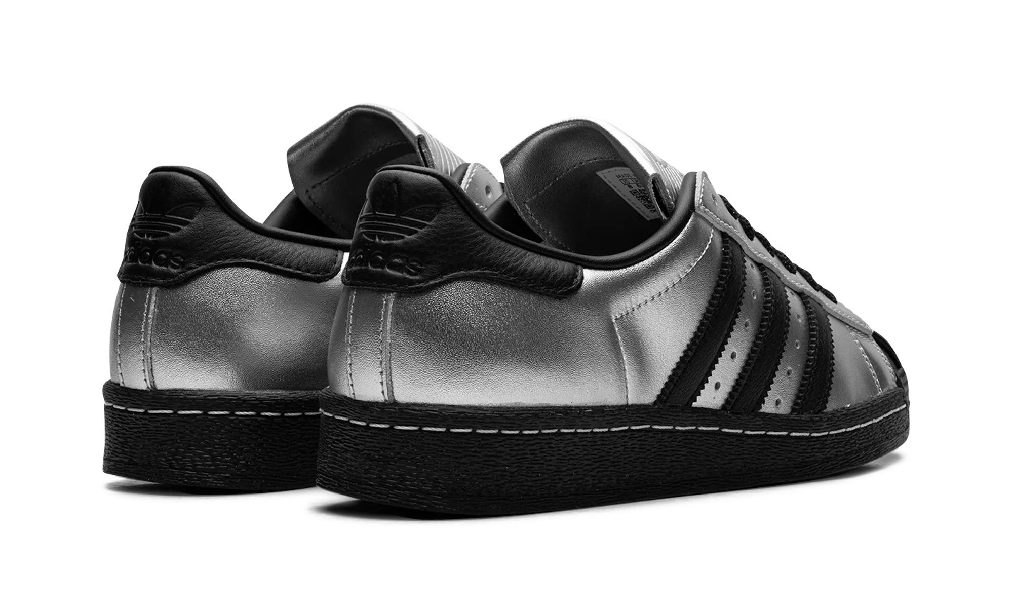 Superstar 82 WMNS "Metallic Silver Black" Comfortable Arch Cushion