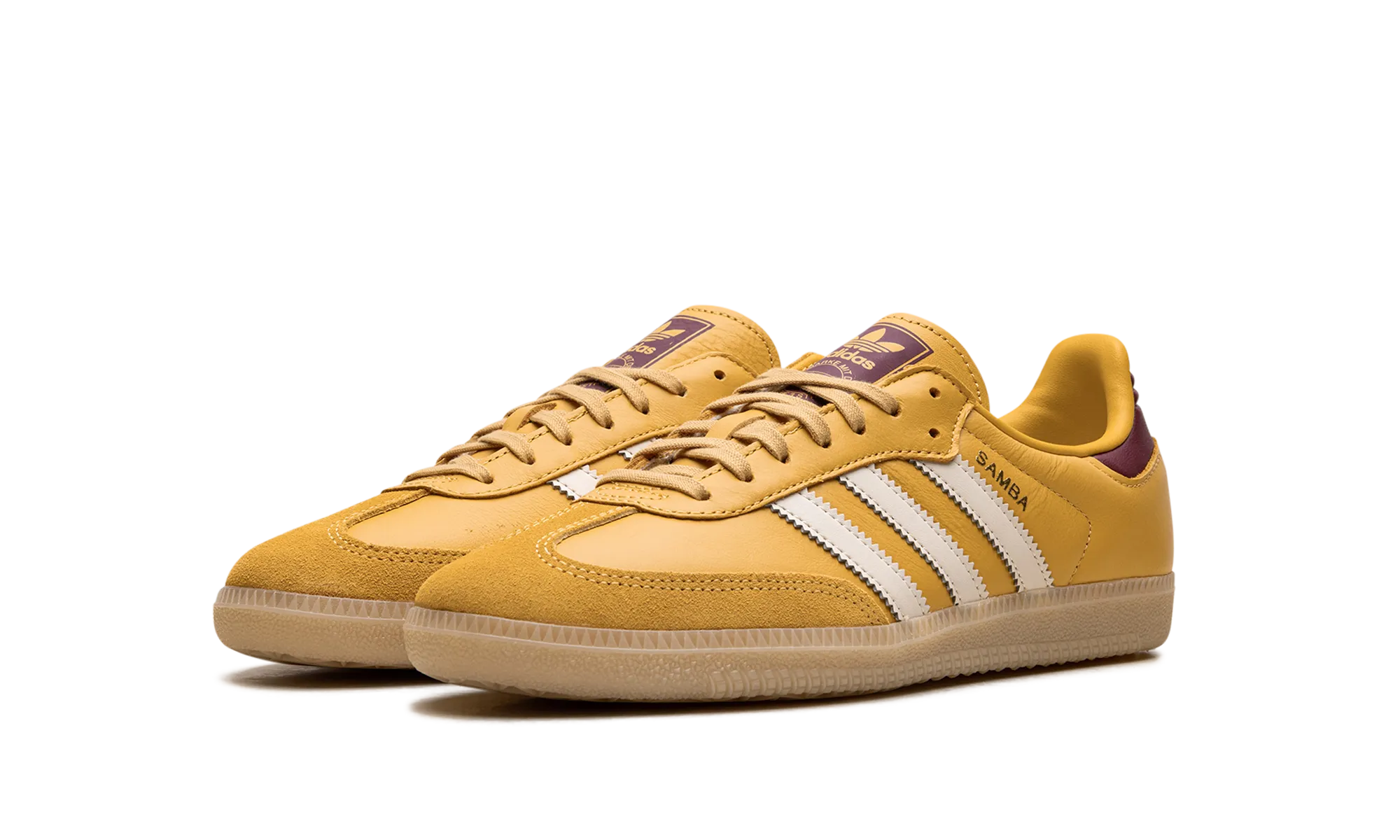 Comfort Upper Material Trail Ease Samba OG GS "Preloved Yellow"