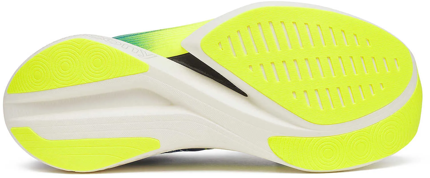 Non Restrictive Footbed Thermal Bonded Overlays Saucony Endorphin Elite 2 Running Shoes - Blue