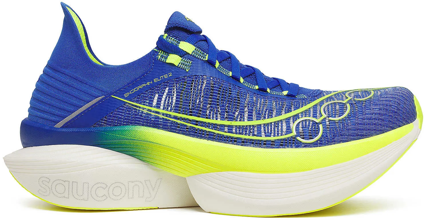 running with a watch multi - activity shoes Saucony Endorphin Elite 2 Running Shoes - Blue