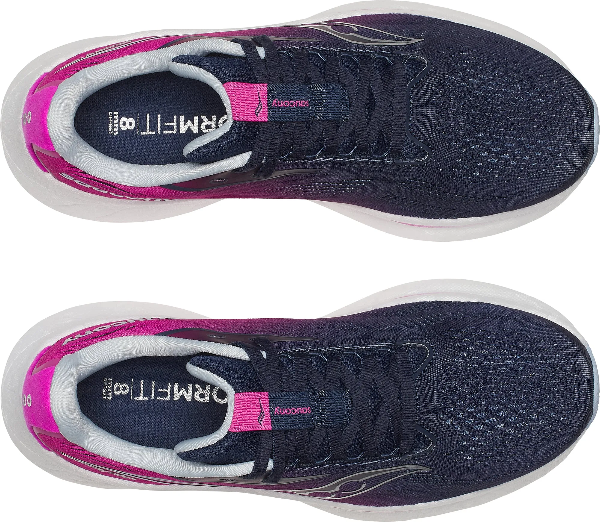 Saucony Ride 18 Womens Running Shoes - Blue replaceable - parts running during the day shoes