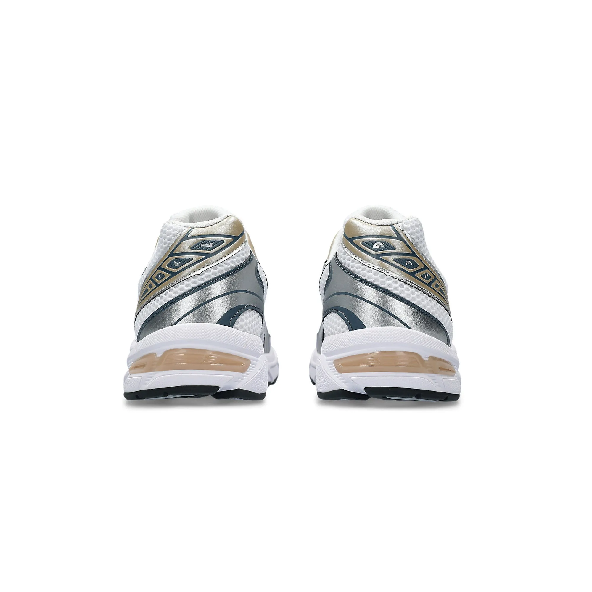 running in a mountain range shoes Rebound Boost ASICS GEL 1130 'White / Wood Crepe'