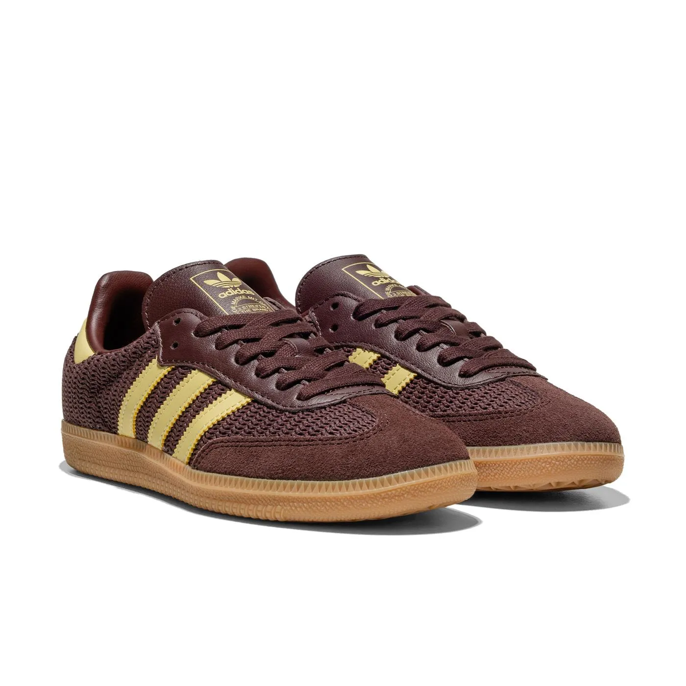 Adidas Originals Samba OG W Shadow Brown/Powder Yellow/Gum Durable Build Stride Light