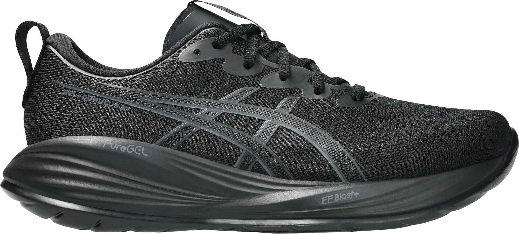 Asics Gel Cumulus 27 Mens Running Shoes - Black Non   Slip Outsole