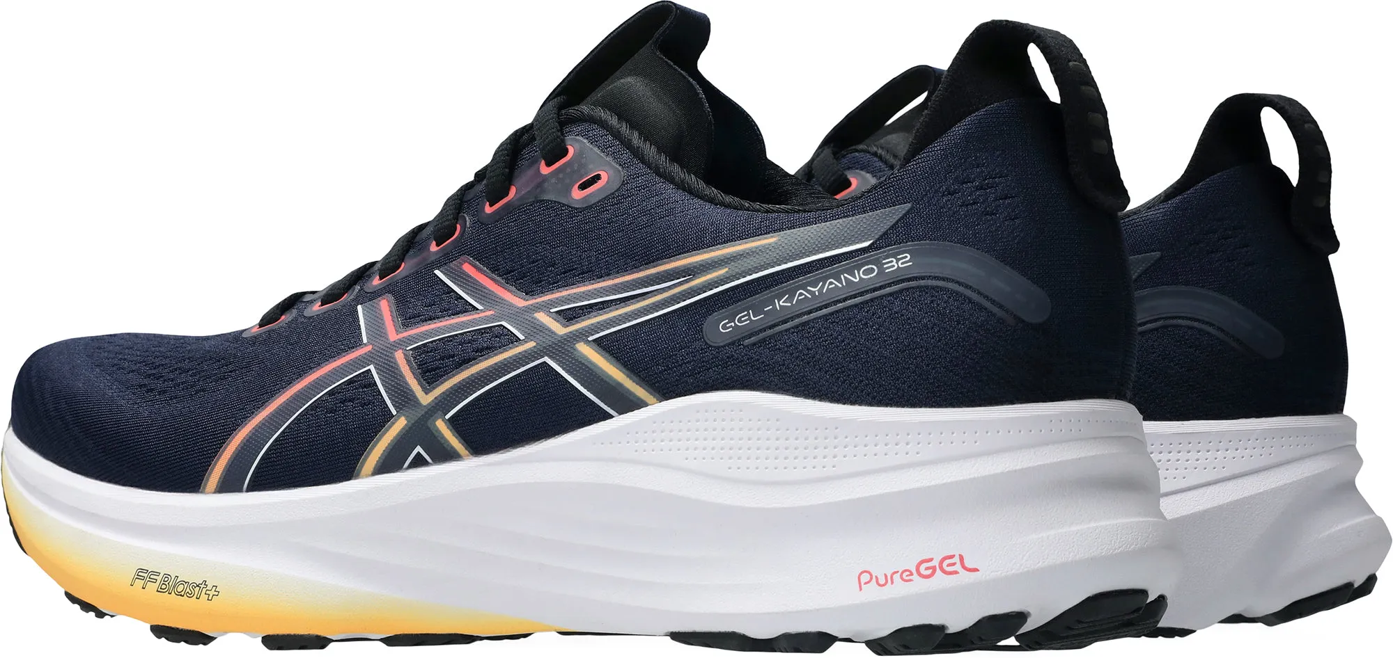 Asics Gel Kayano 32 Mens Running Shoes - Blue leather - finish - design shoes