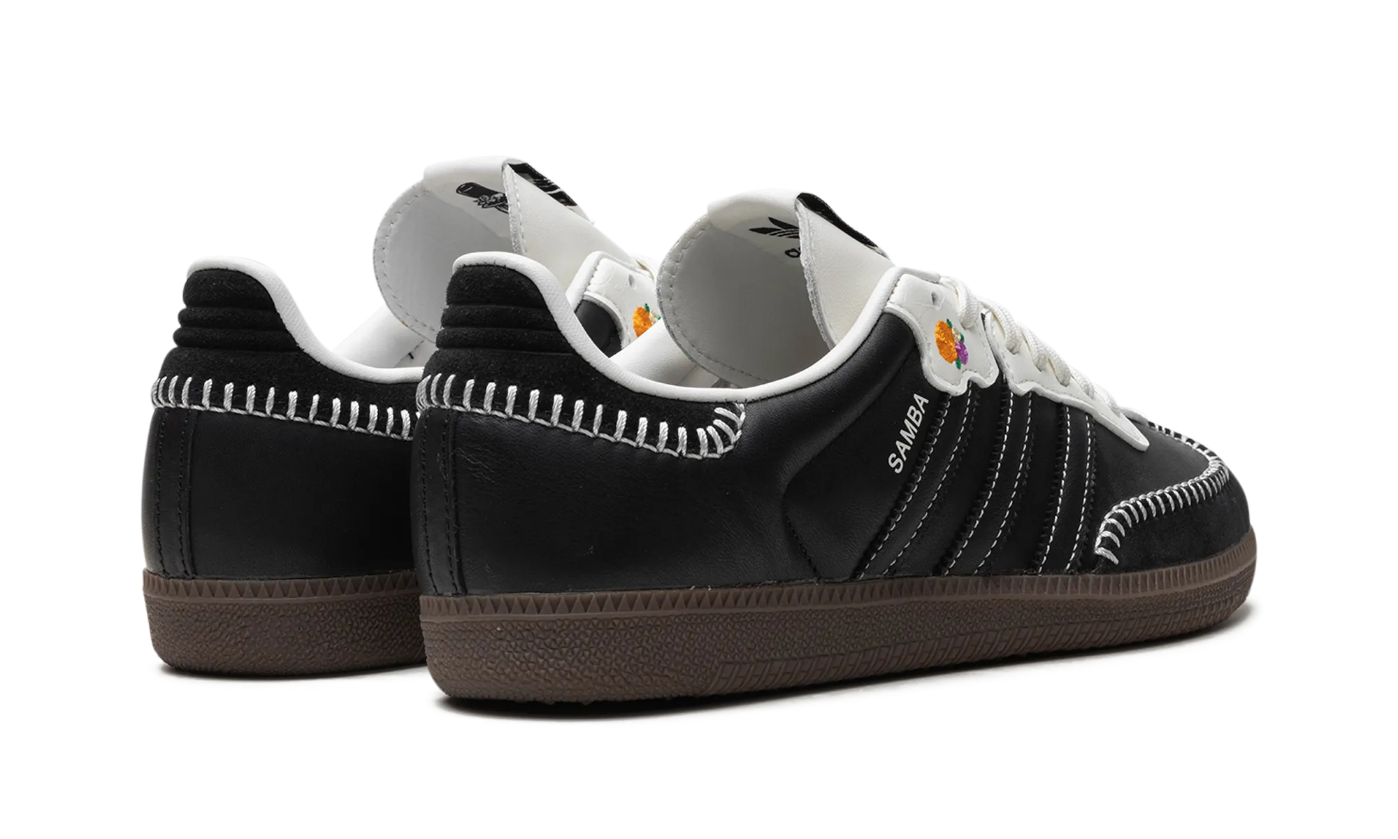 Reinforced toe Samba "Dia de los Muertos - Black"