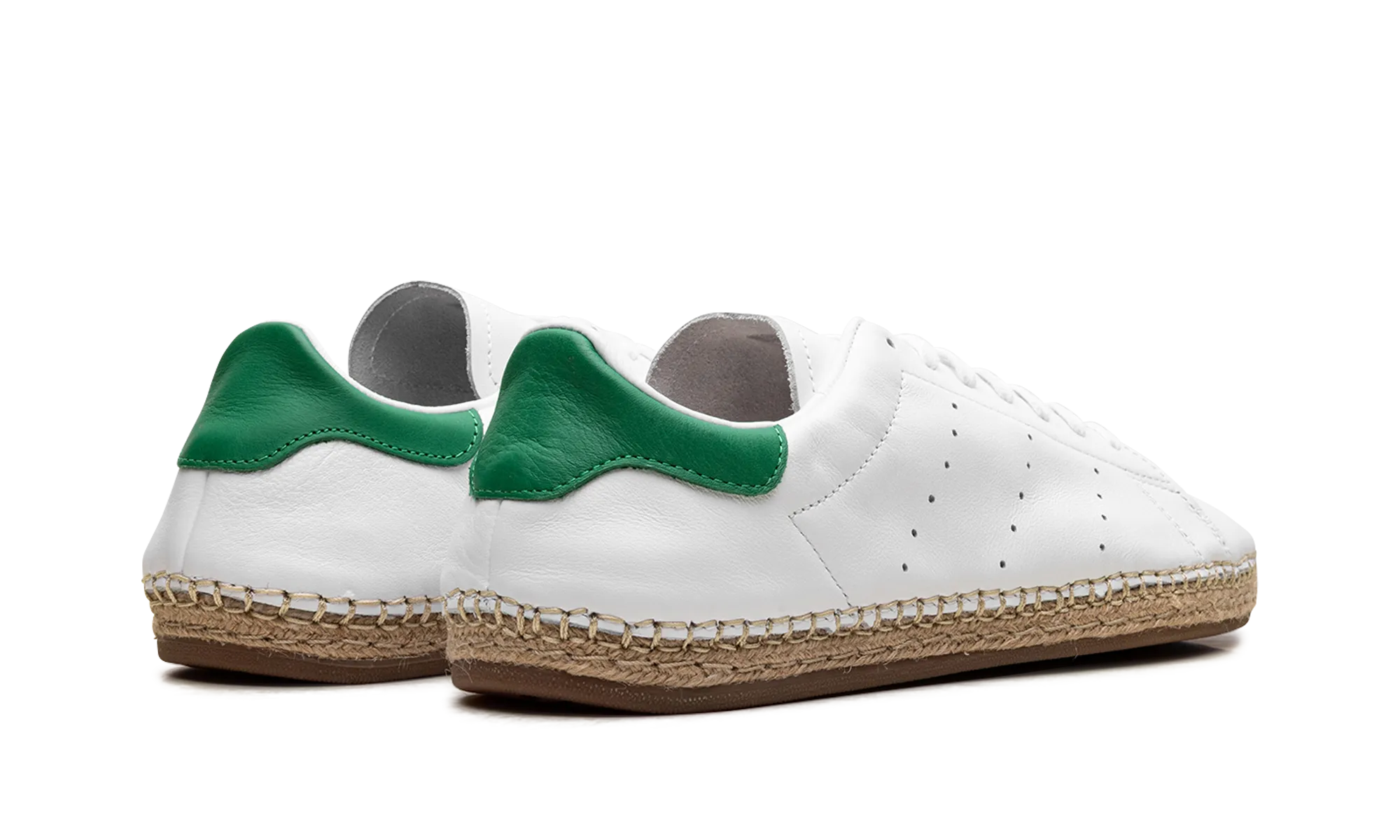 Flat Base Stan Smith Espadrille "CLOT - White Green"