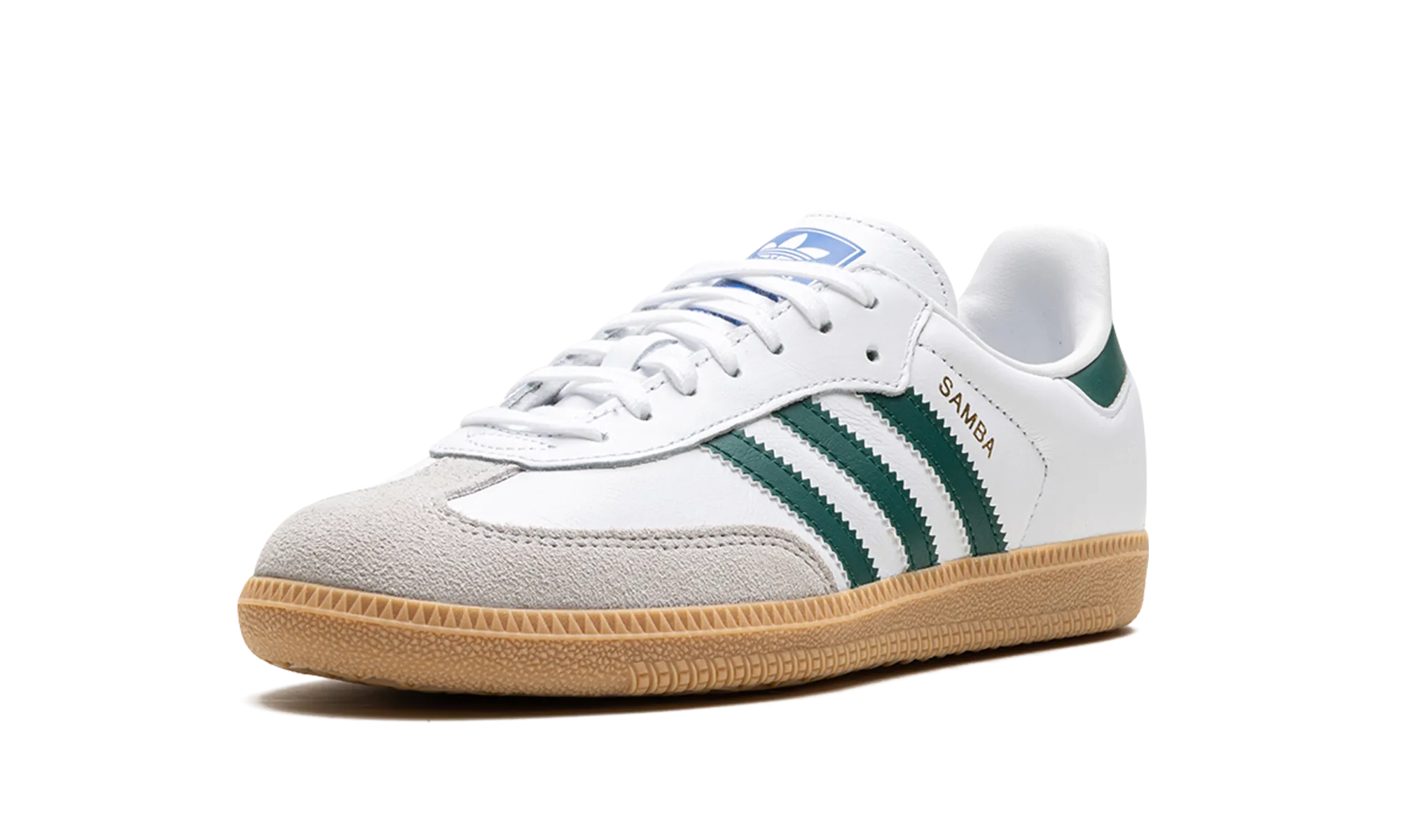 Samba OG GS "White Collegiate Green Gum" Slip On Minimalist Aesthetic