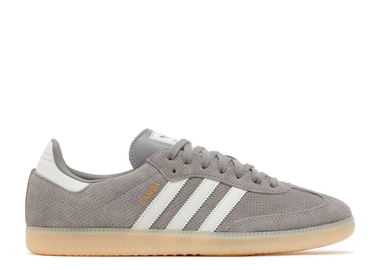 Adidas Samba OG Grey Bliss Orange Neat Shape
