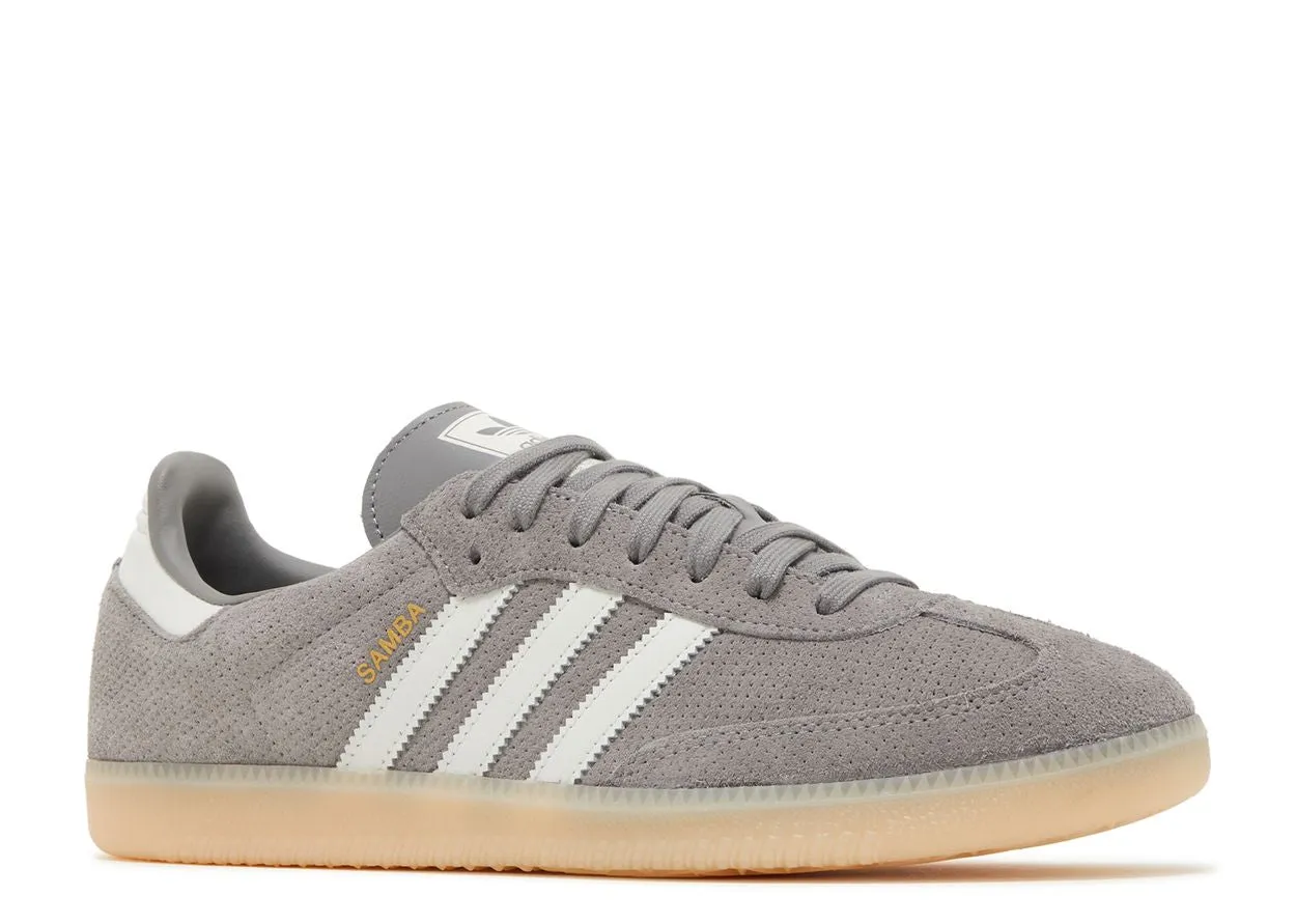 SoftSole Adidas Samba OG Grey Bliss Orange