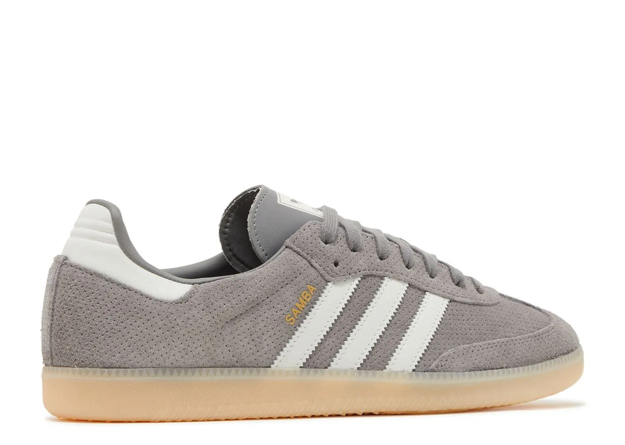 Adidas Samba OG Grey Bliss Orange Water Resistant