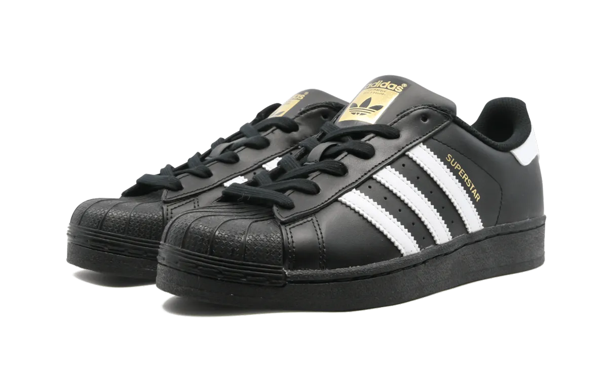 SUPERSTAR FOUNDATION GS "BLACK WHITE" Link Walk Outdoor Wear