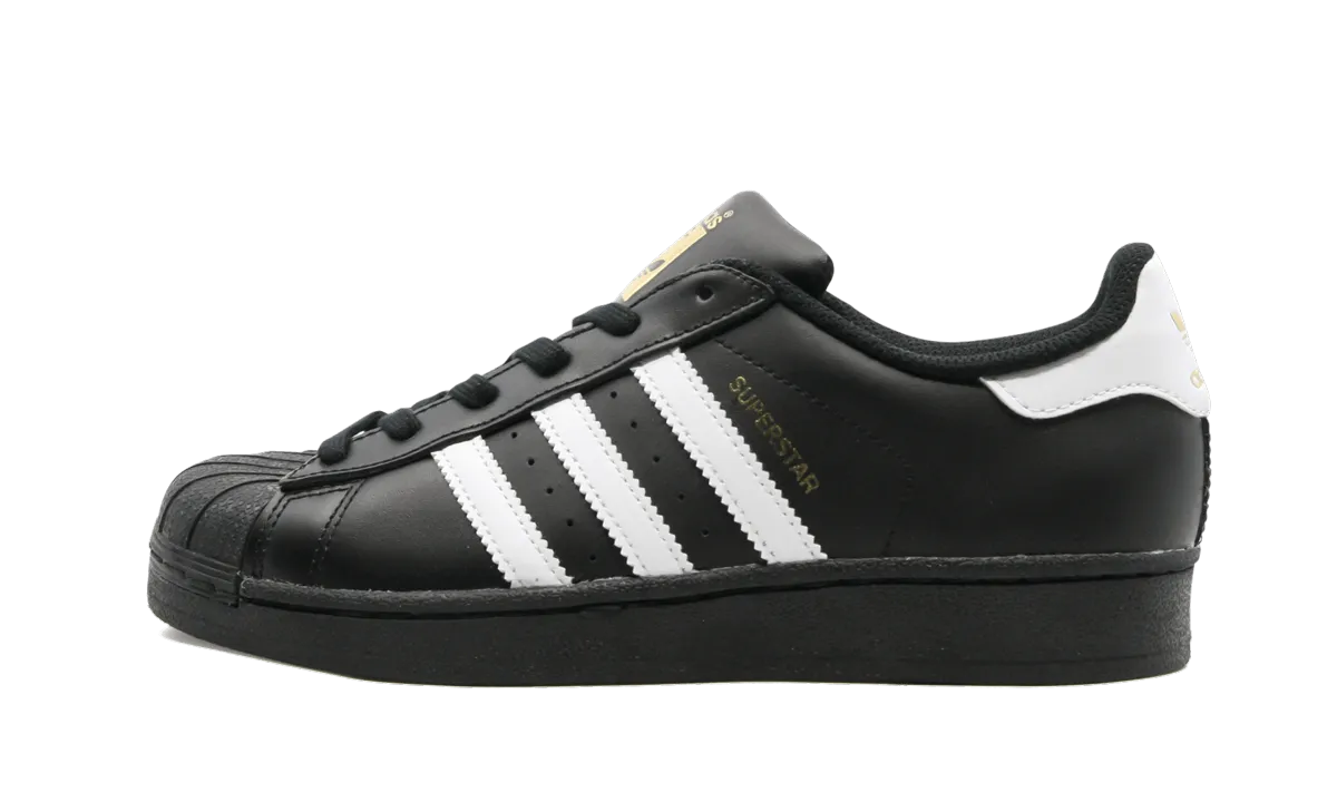 SUPERSTAR FOUNDATION GS "BLACK WHITE" Spring Ready Airflow Channeling