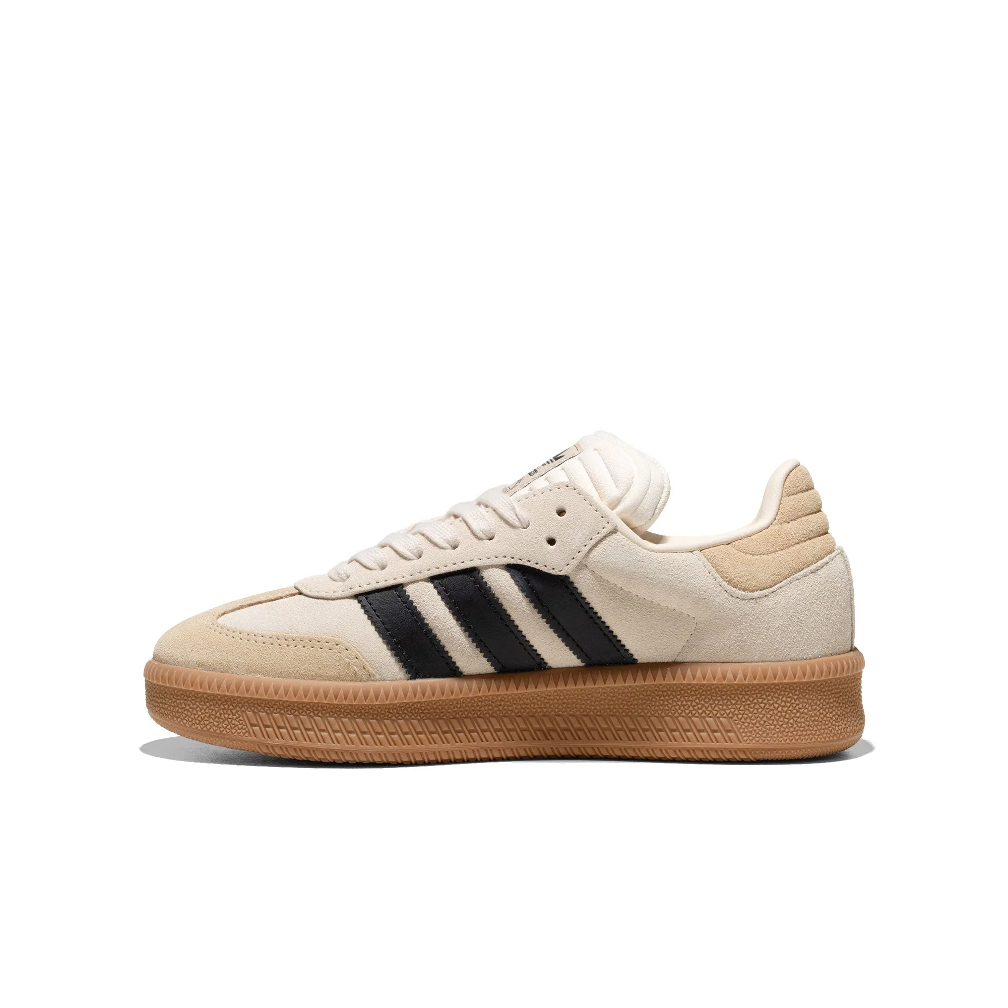 Adidas Originals Samba XLG J Wonder White/Core Black/Gum Lace   Up Style Breathable Vent Holes