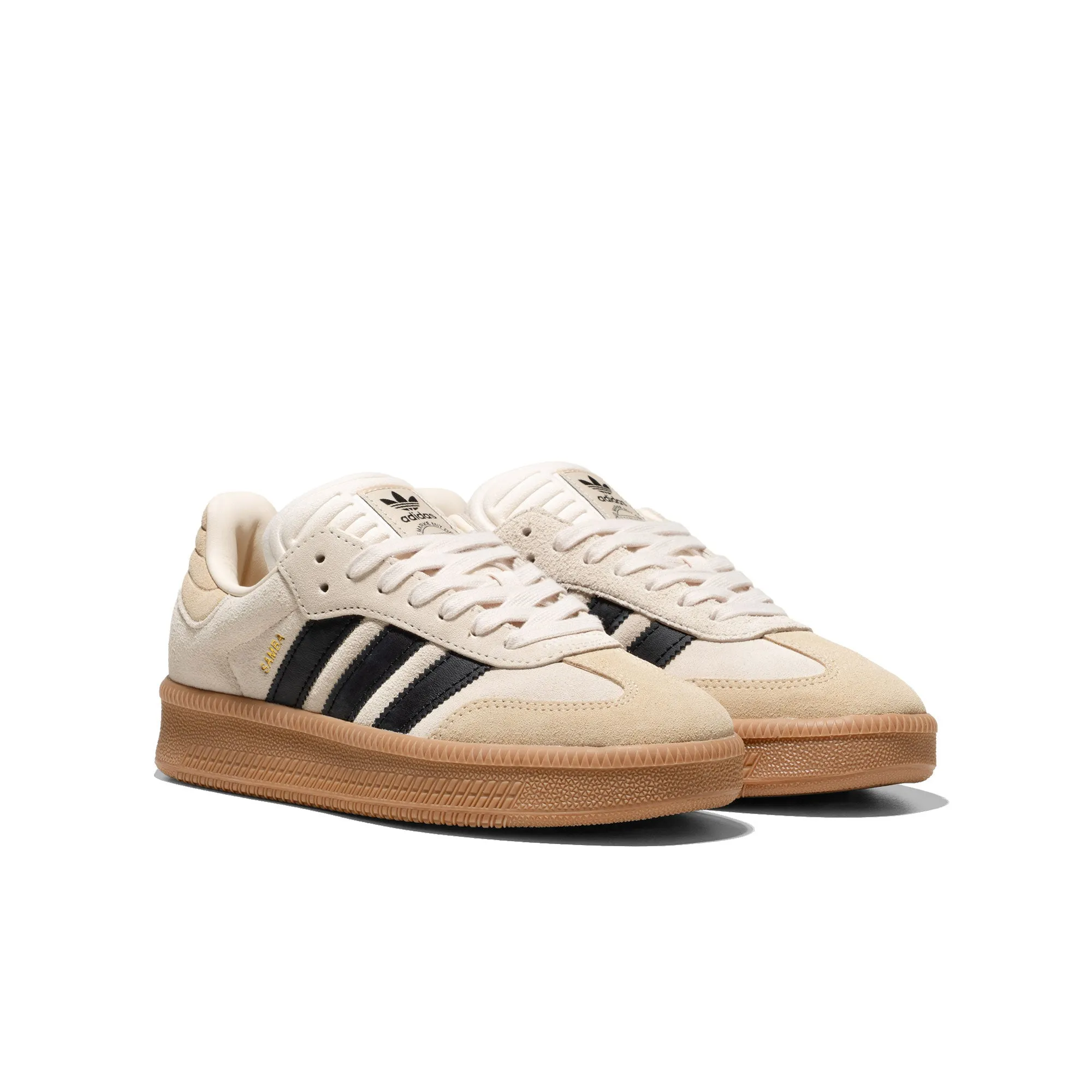 Soft Pressure Ankle friendly Adidas Originals Samba XLG J Wonder White/Core Black/Gum