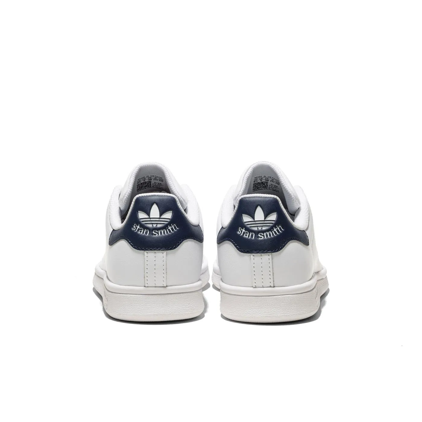 Adidas Originals Stan Smith J Ftwr White/Ftwr White/Blue platform Shopping Look