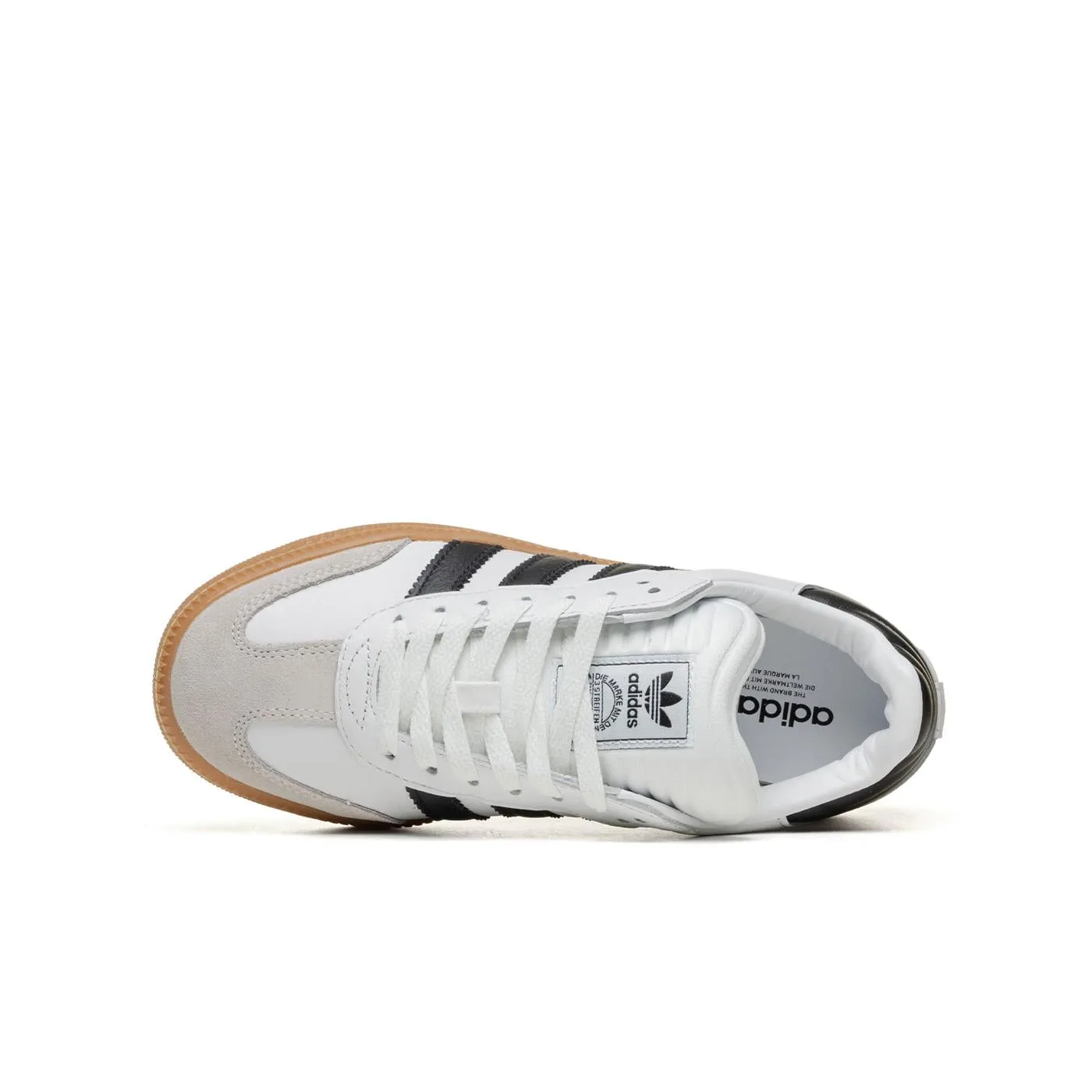 Classic Toe Shape Orange Pop Adidas Originals Samba XLG J Ftwr White/Core Black/Gum