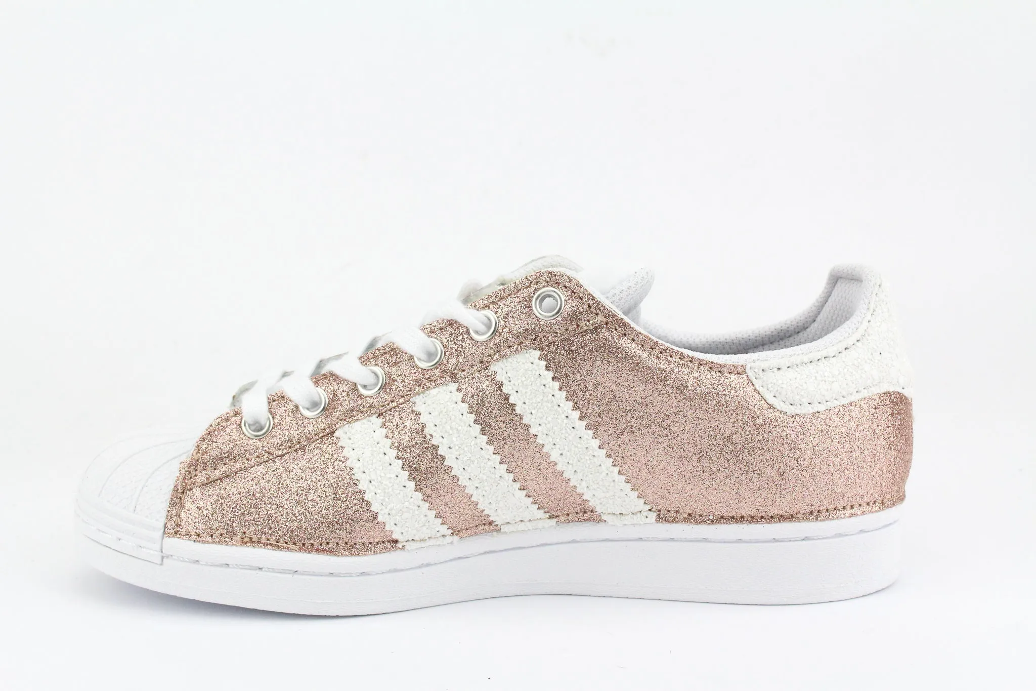 Sprint Walk Daily Mood Adidas Superstar Pink & White Glitter