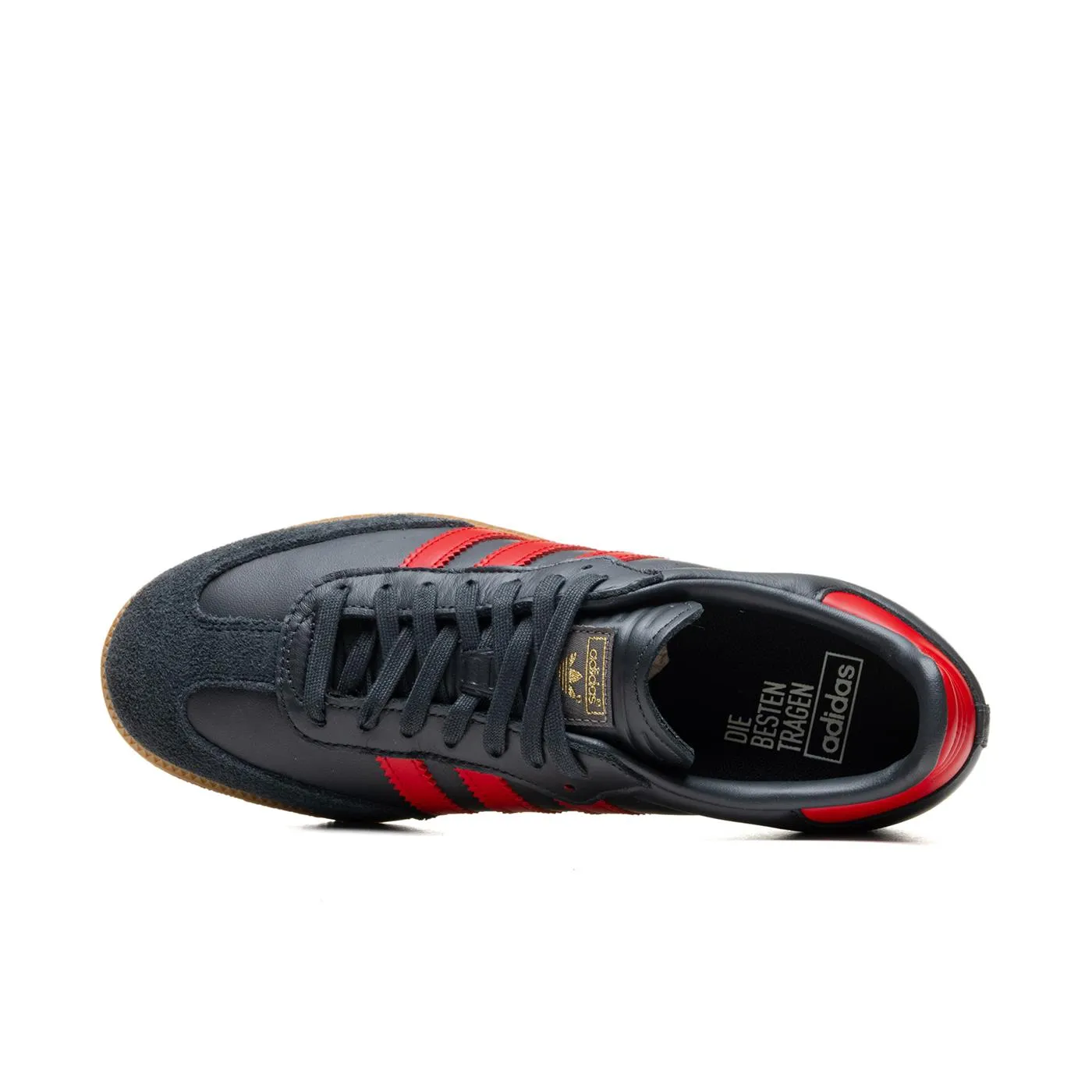 Scandi Clean Adidas Originals Samba OG Carbon/Better Scarlet/Gum