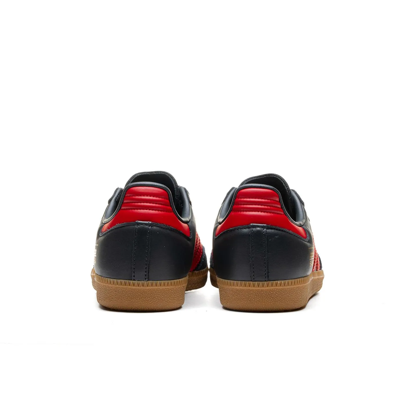 French Ease Minimalist Design Adidas Originals Samba OG Carbon/Better Scarlet/Gum