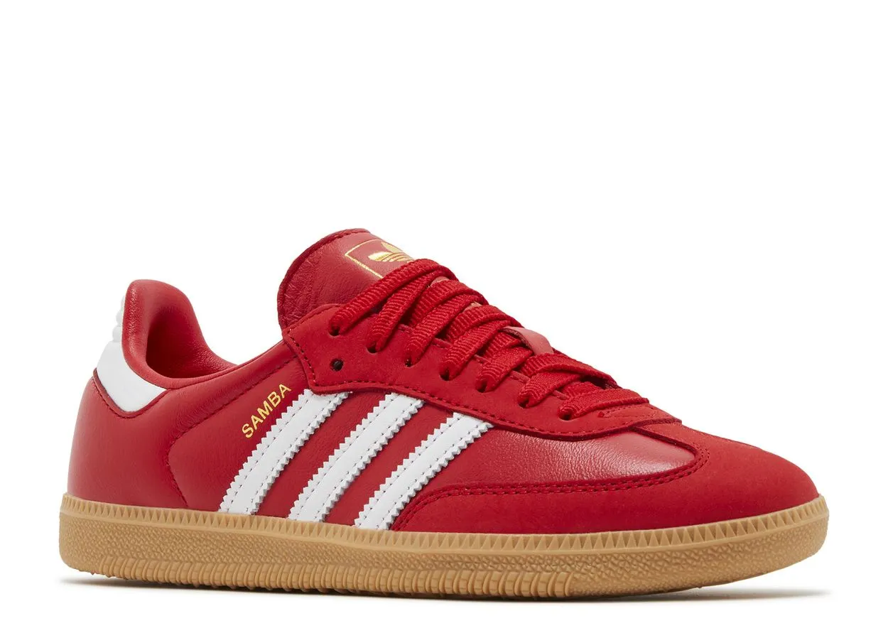 Layered Cushion Durable Design Adidas Samba OG Better Scarlet