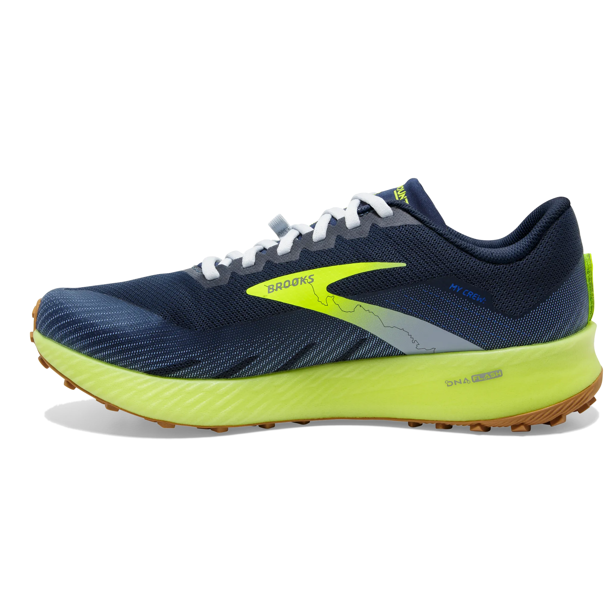 running in solid colors Hygroscopic Insole Material Men's Catamount