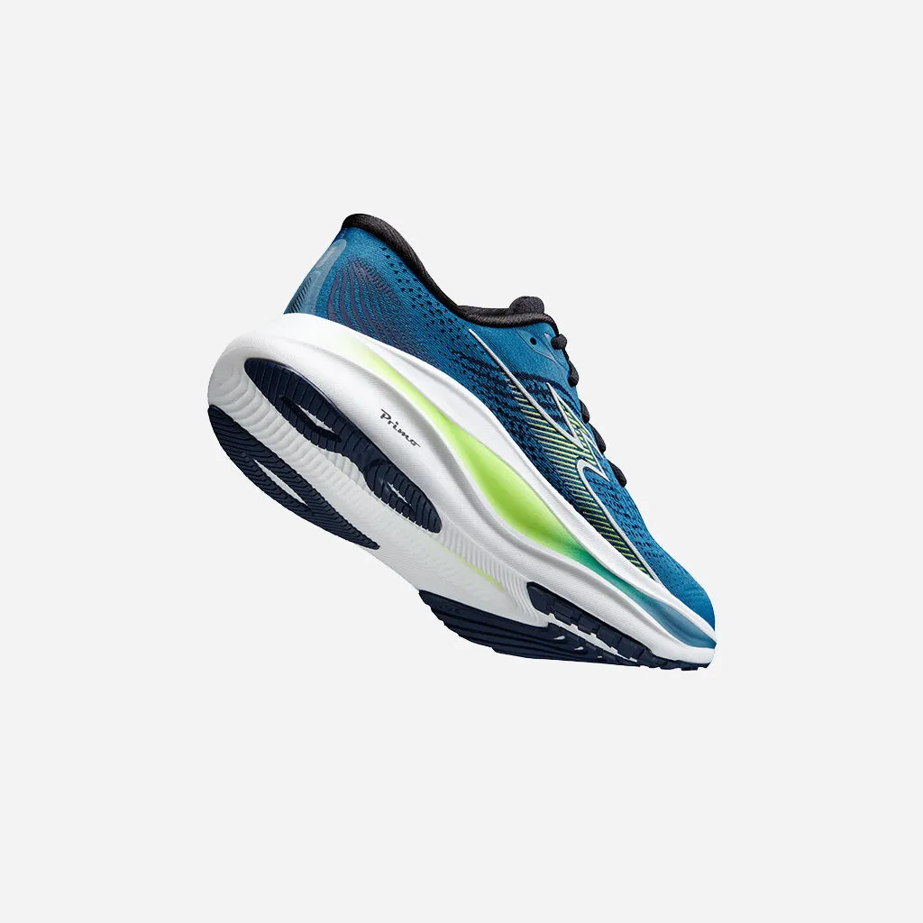 Wrap Around Heel Support Impact Diffusion Tech 361-VENTUS: Deep Ocean/Bright Yellow
