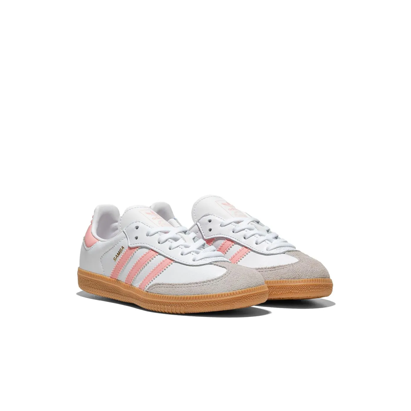 Adidas Originals Samba OG C Ftwr White/Semi Pink Spark/Gum Alley Run Steady Stride