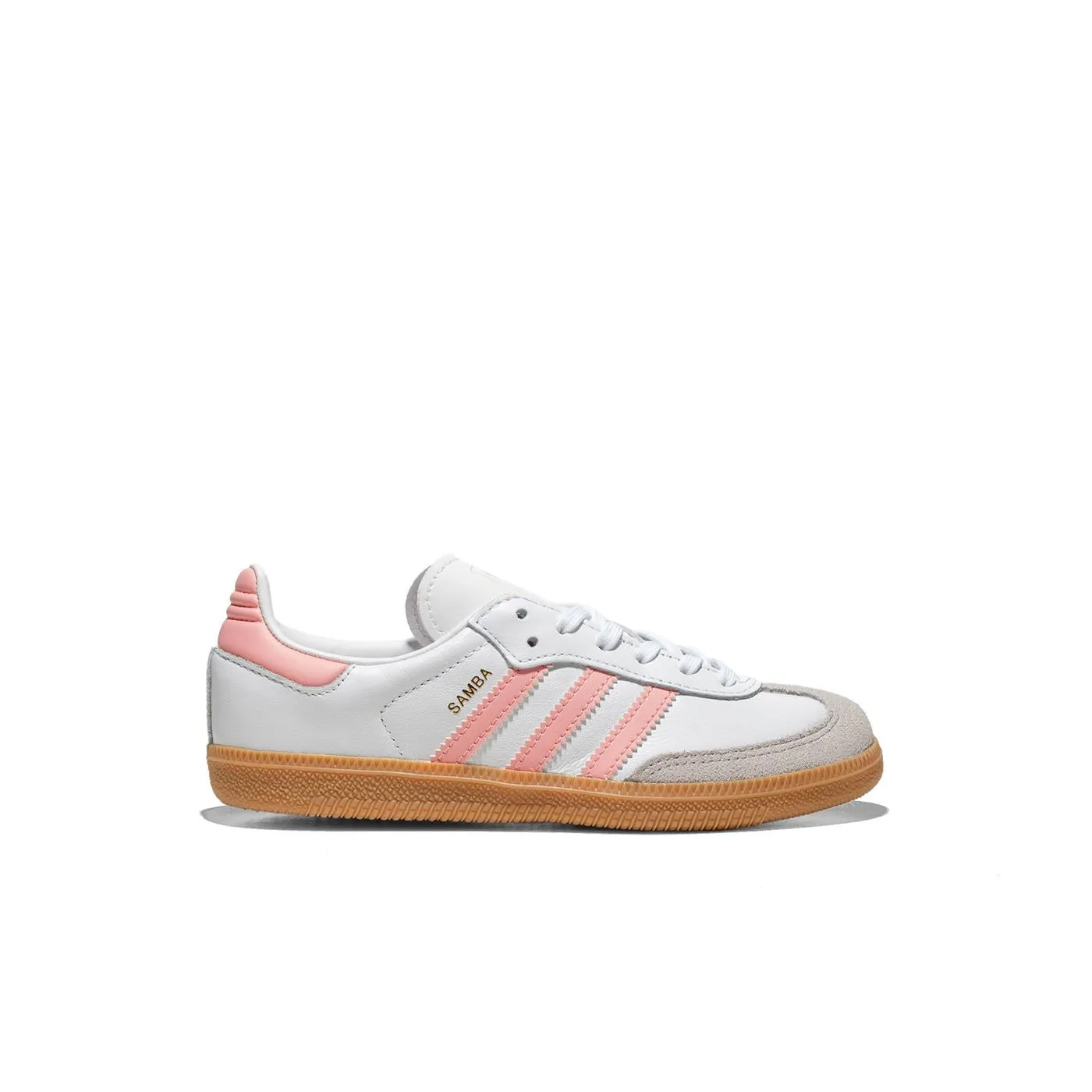 Synthetic Upper Adidas Originals Samba OG C Ftwr White/Semi Pink Spark/Gum