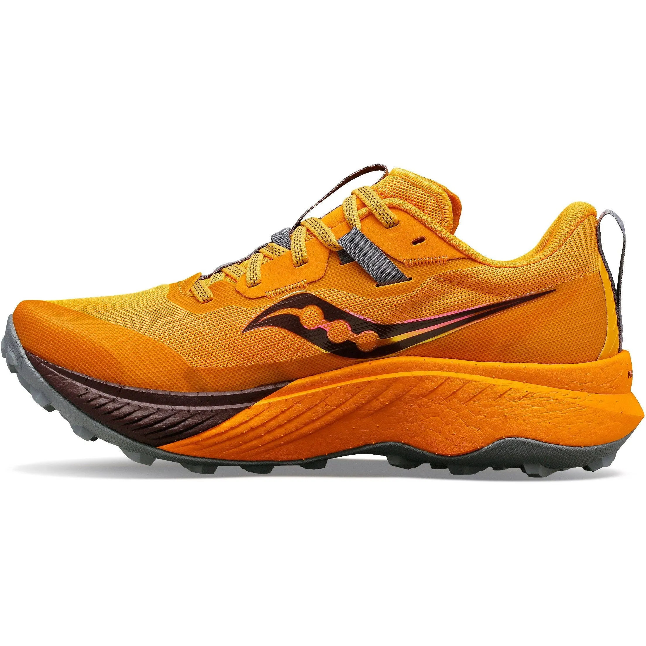 brand - new easy - to - put - on - simplicity shoes Saucony Endorphin Edge Womens Trail Running Shoes - Orange