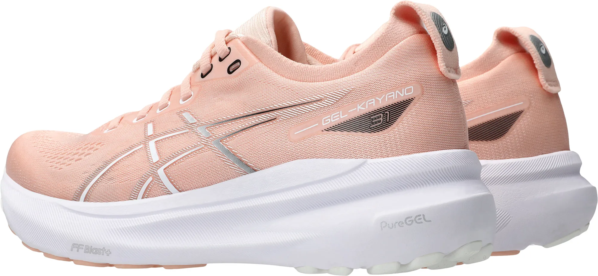 running in wide tracks shoes Asics Gel Kayano 31 Womens Running Shoes - Pink