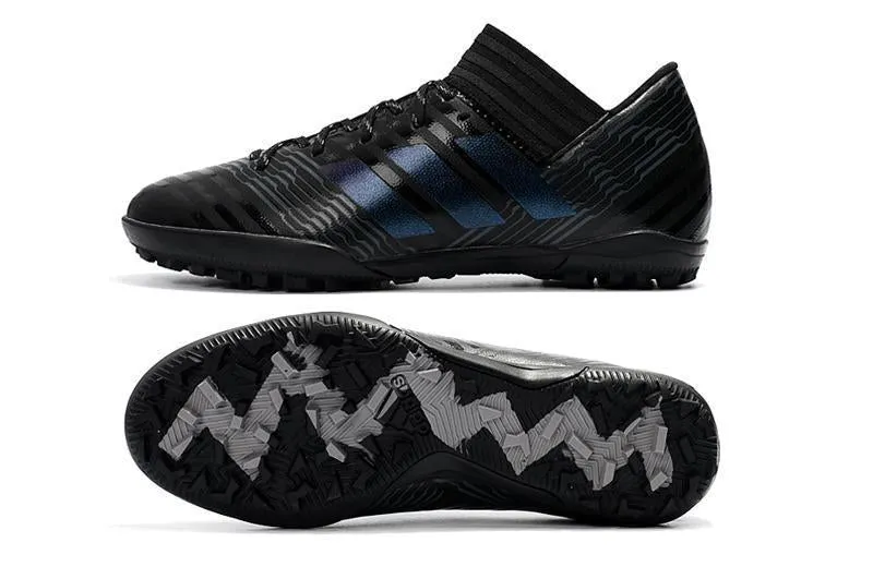 New Adidas Nemeziz Series TF Soccer Cleats Shoes Black Tight Control
