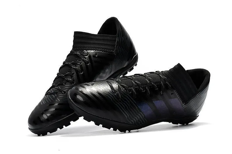 New Adidas Nemeziz Series TF Soccer Cleats Shoes Black slim fit Low Profile