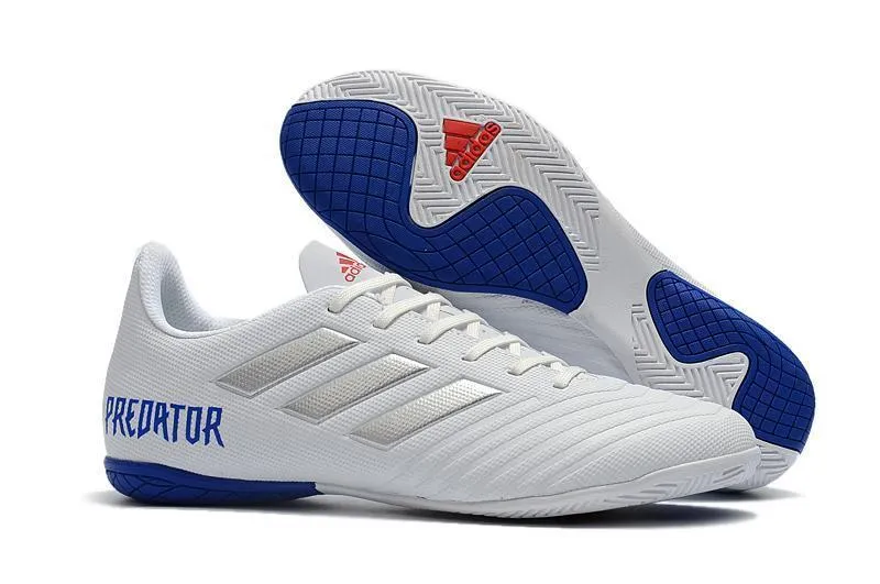 New Adidas Predator Tango 18.3 TF Soccer Cleats Shoes Gray Blue Orange Turning Agility