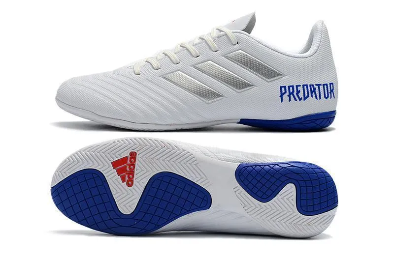 New Adidas Predator Tango 18.3 TF Soccer Cleats Shoes Gray Blue Orange Team Match Lock Fit