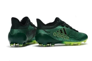 Traction Boost New Adidas X Thunderstorm Series FG Soccer Cleats Shoes Green Lemon