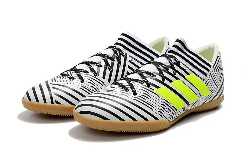 Footing Control Comfortable Straps New Adidas Nemeziz Series TF Soccer Cleats Shoes White Black Orange Green