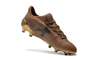 Shooting Accuracy Player Coach New Adidas X Series FG TPU Soccer Cleats Shoes Coffee Gold
