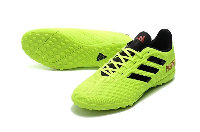 New Adidas Predator TF Soccer Cleats Shoes Green Black Orange Endurance Play
