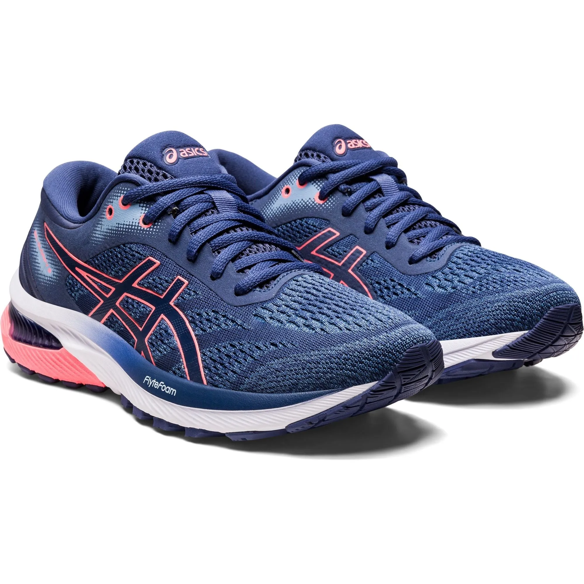 Asics Gel Glorify 5 Womens Running Shoes - Blue reflective - design shoes