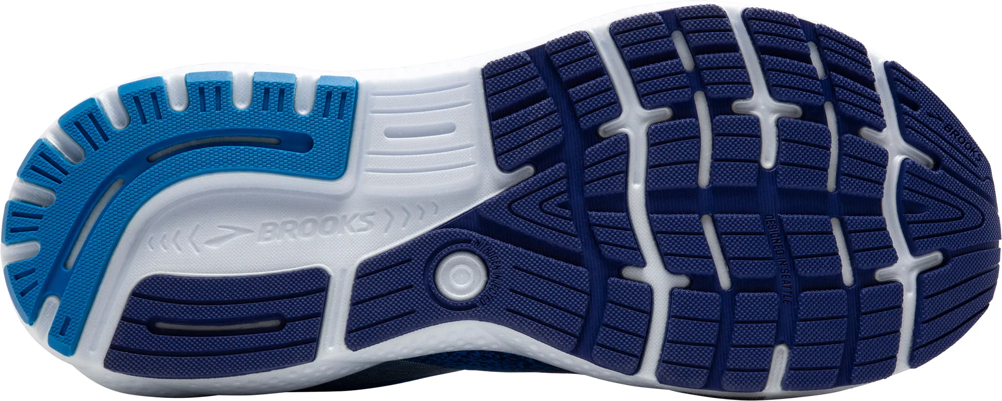 casual running footwear smooth - finish shoes Brooks Ghost 16 Mens Running Shoes - Blue
