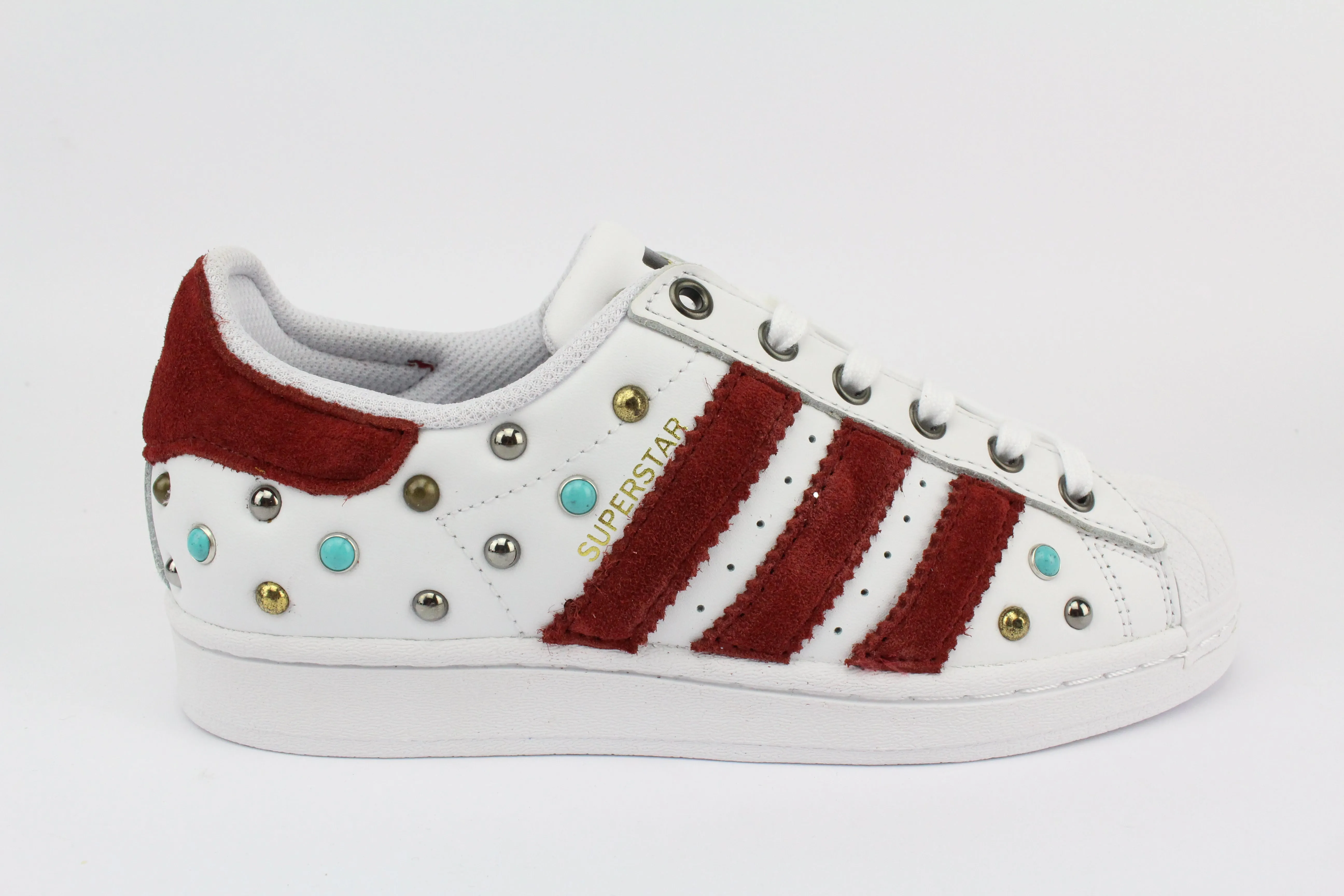 Daily Routine Adidas Superstar Camoscio & mix Borchie
