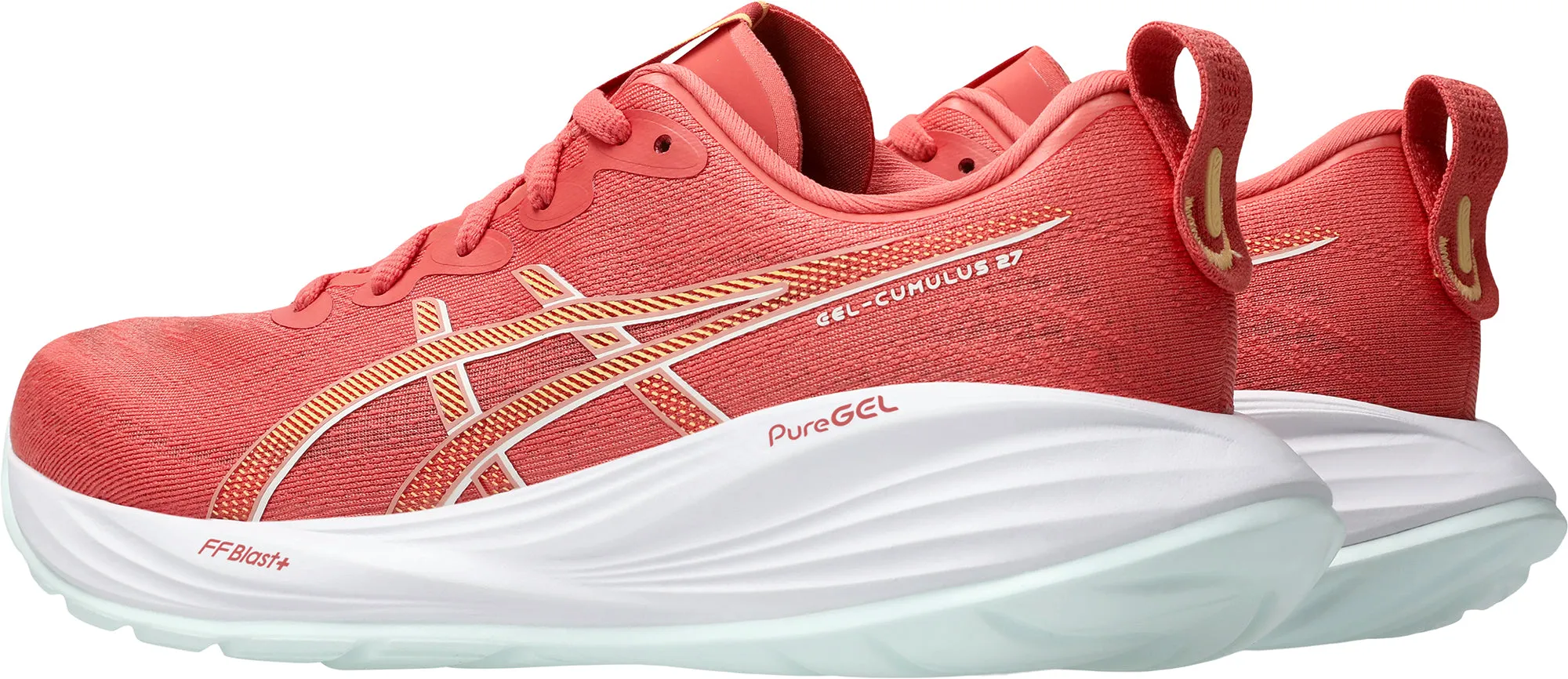 Asics Gel Cumulus 27 Womens Running Shoes - Pink time - efficient exercise